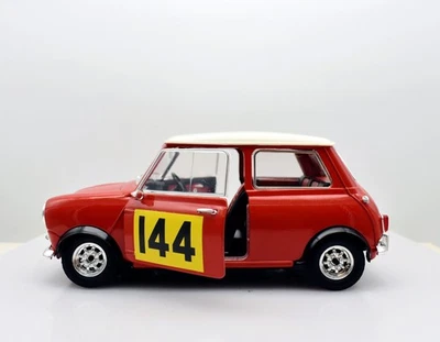 Modellino auto rally scala 1:16 1:18 Mini cooper S diecast solido modellismo car - Immagine 1 di 3