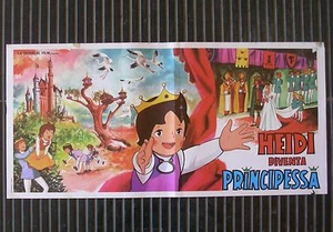 LOCANDINA ORIZZONTALE , HEIDI DIVENTA PRINCIPESSA, OGAWA, HOSODA, ANIMAZIONE - Picture 1 of 1