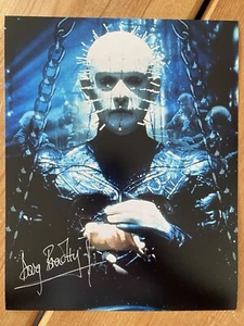 Doug Bradley Hellraiser handsigniertes 10x8 Foto. Siehe Nachweis der Unterschrift. Horror. - Bild 1 von 2