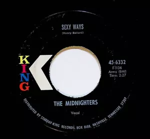 The Midnighters - Work With Me Annie / Sexy Ways 45 RPM Rhythm & Blues Pop - Imagen 1 de 2