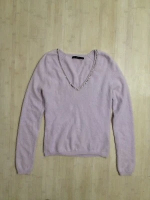 Suéter De Colección The Limited Para Mujer Difuso Cuello en V Mangas Largas Estrás Talla M Foto 1 de 4