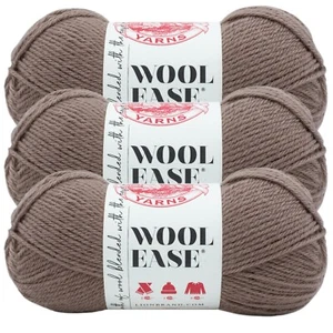 (3 Pack) Lion Brand Yarn 620-025B Wool-Ease Yarn, Thrush - Picture 1 of 7