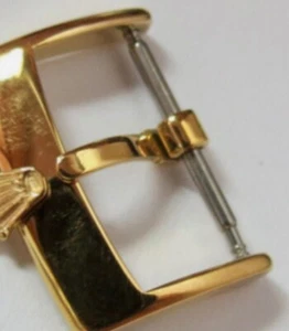 Correa Acierinox Roleska Rolexx Hecha en Suiza 18 mm Hebilla Tono Dorado SS'... - Imagen 1 de 5