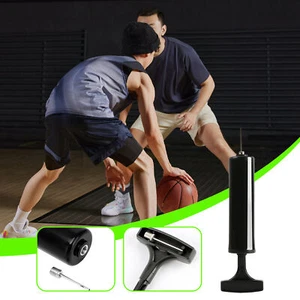Ball Pump Sports Balls Handheld Air Inflator Needle Basketball Soccer Volleyball - Picture 1 of 11