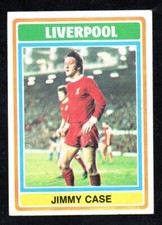 TOPPS chewing gum Blue Back 1975/76 Football Liverpool FC Jimmy Case #  217