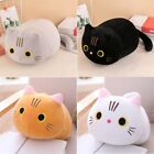 25/35CM Plush Stuffed Pillow Lie on Black Cat Doll Cartoon Cat Plush Toy  Girls