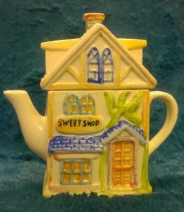 NOVEDAD/TETERA DE COLECCIONISTAS - Sweet Shop Village Business/edificio pintado a mano - Imagen 1 de 7