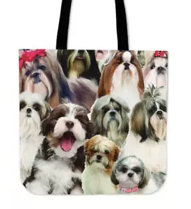 Shih Tzu Cloth Cotton Tote Bag - Picture 1 of 1