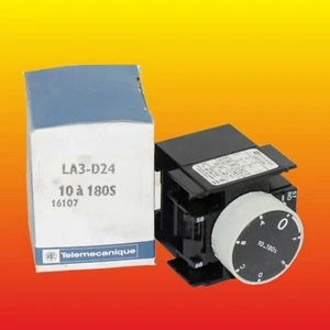 LA3-D24 TELEMECANIQUE TIME MODULE 10-180s NO+NC 10A/500V FOR LC1-D/ P1-D/CA2-D - Picture 1 of 7