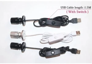 USB Mini LED Spotlight 1W DC5V Surface Mounted For Display Cabinet Showcase - Picture 1 of 20