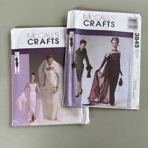 2 McCall's Crafts The Tyler Wentworth Puppenkleidung 3845 4269 Hochzeitskleid FF - Bild 1 von 7