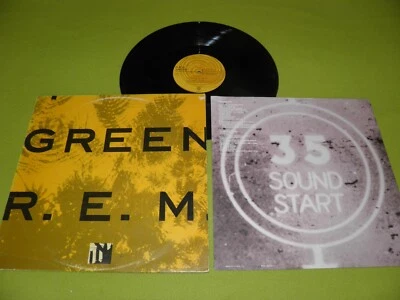 R.E.M. - Green - RARE 1988 Different Israel 1st Press Vinyl LP / Orange Crush - Image 1 of 2