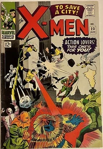 Edad de Plata - X-Men #23 - Conde Nefaria, Anguila, Unicornio, Puercoespín... - ¡Excelente! - Imagen 1 de 10