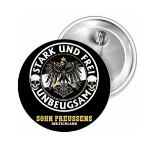 Sohn Preussens - Stark, Frei und Badge Anstecknadel Button Anstecker Pin Magnet - Bild 1 von 1