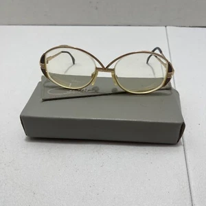 Cazal Vintage Eyeglasses - NOS - Model 241 - Col. 383 - Gold & Marble Brown - Picture 1 of 11