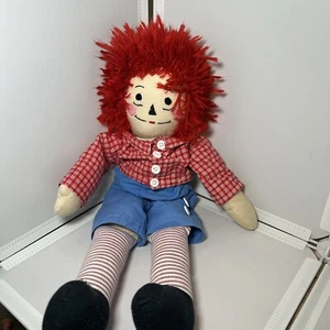 Bambola vintage fatta a mano Knickerbocker 20" Raggedy Andy  - Foto 1 di 4