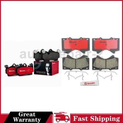 Juego de pastillas de freno de disco delanteras traseras para Toyota Land Cruiser Brembo 2008~2011 Foto 1 de 3