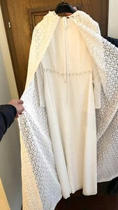 Designer Brautkleid (mit Cape) - Vintage (1969) - Vogue Couture - Bild 1 von 6