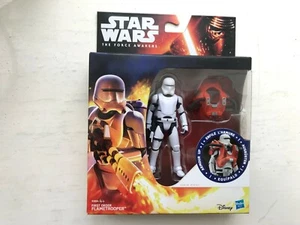 BNIB STAR WARS THE FORCE AWAKENS FIRST ORDER FLAMETROOPER ARMOUR UP FIGURE - Picture 1 of 3