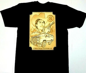 STREETWISE PELEVACAS T-shirt Urban Streetwear Adult Men's 2sided Tee Black New - Picture 1 of 3
