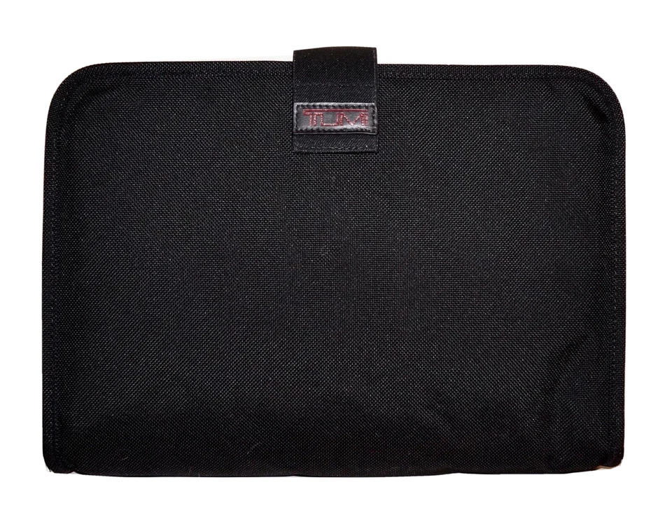 TUMI Negro Balístico Nylon Delgado Portafolio Laptop/Tablet Funda 10x14 Foto 1 de 4