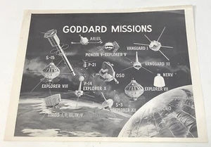 NASA Goddard Missions 8x 10 Photo Print Satellite Orbits Planetary Exploration - Picture 1 of 6