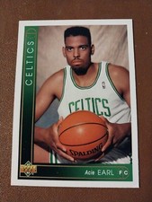 1993 ACIE EARL UPPER DECK NBA ROOKIE CARD RC #334 BOSTON CELTICS IOWA HAWKEYES