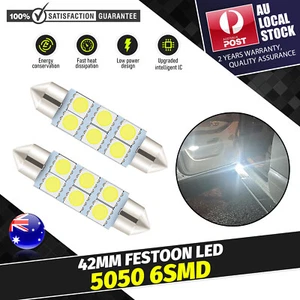 42MM C5W LED 5050 For all Car Festoon Dome Interior Map Light Door Lamp Robust - Picture 1 of 19