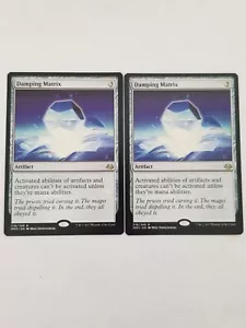 MTG 2x Damping Matrix NM Unplayed Modern Masters 2017 Rare English - Picture 1 of 2