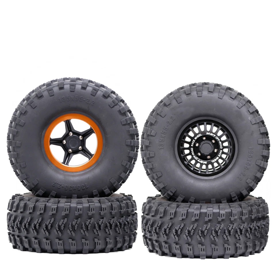 135mm zhongzi Räder Reifen für 1/10 SCX10 TRX4 RBX10 TRX6 RC Kletter Auto 4Stück - Bild 1 von 4