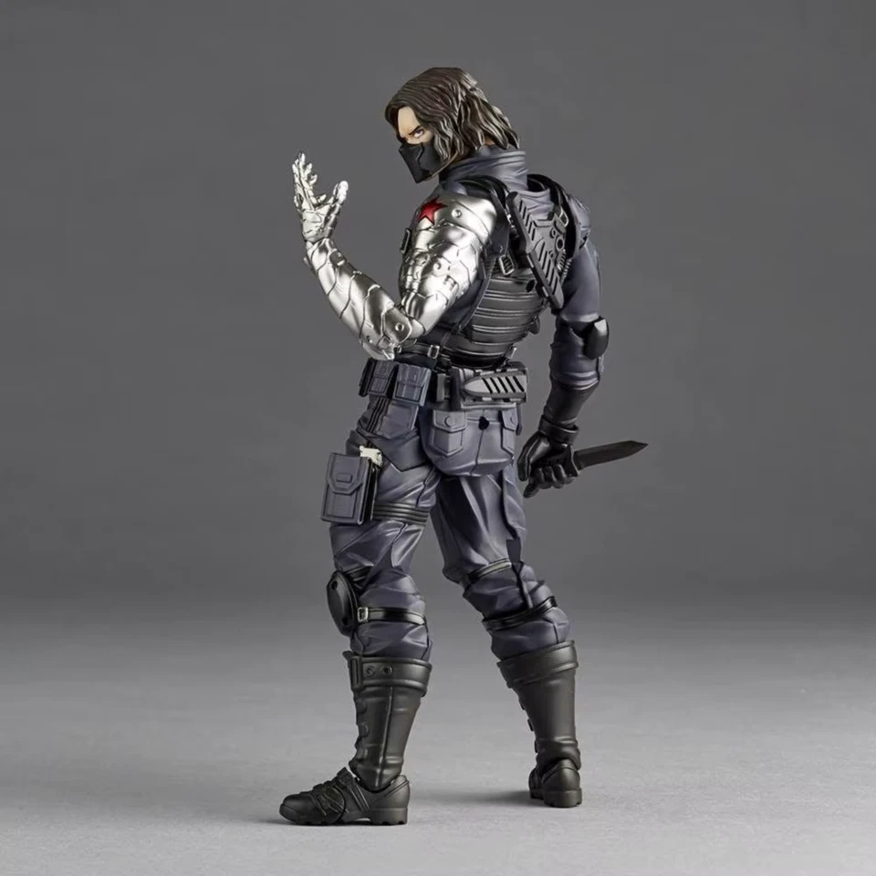 New Kaiyodo Revoltech Amazing Yamaguchi Winter Soldier Action Figure Collectible