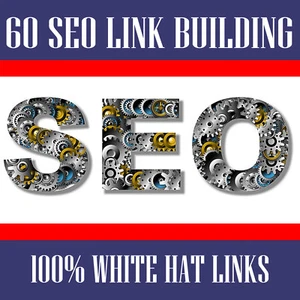 60 Link Building, Seo backlink.100% White Has Left - Natural Seo Backlinks - HQ - Picture 1 of 1