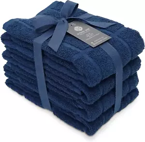 100% Cotton Terry Dish Towels for Kitchen, 4 Pack Plain, 16 X26 Inches, Super So - Picture 1 of 12