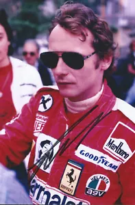 Autógrafo Niki Lauda Fórmula 1 autógrafo F1 Ferrari - Imagen 1 de 1
