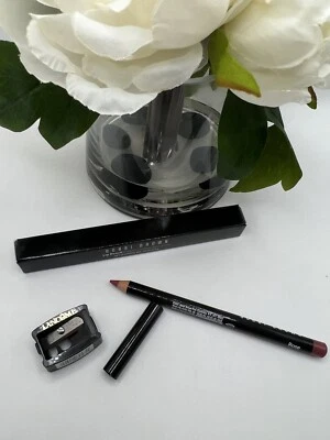 Lápiz labial Bobbi Brown crayón tamaño completo rosa 7 0,4 oz / 1,15 g y sacapuntas Lancome Foto 1 de 2