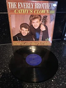 THE EVERLY BROTHERS CATHY'S CLOWN 1986 Vinyl LP Record - Picture 1 of 4