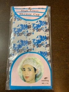 1 pack Women Waterproof Elastic Shower Cap Bathing Bath Salon Hair - Bild 1 von 6