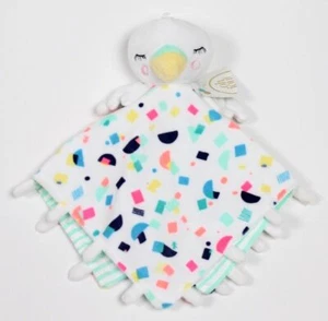 ¡Oh Joy! Manta de seguridad para bebé confeti pájaro cisne objetivo amoroso nueva con etiquetas - Imagen 1 de 3