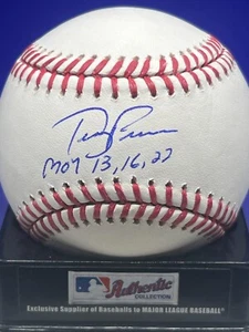 TERRY FRANCONA CLEVELAND INDIANS MOY 13,16,22 SIGNED OML BASEBALL - Picture 1 of 1