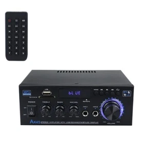 800W 2 Channel bluetooth Mini HIFI Power Amplifier Audio Stereo Amp Home Car FM - Picture 1 of 8