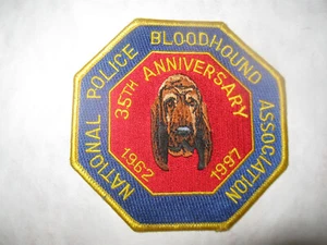 NATIONAL BLOODHOUND ASSOCIATION K9 POLICE PATCH - Picture 1 of 1
