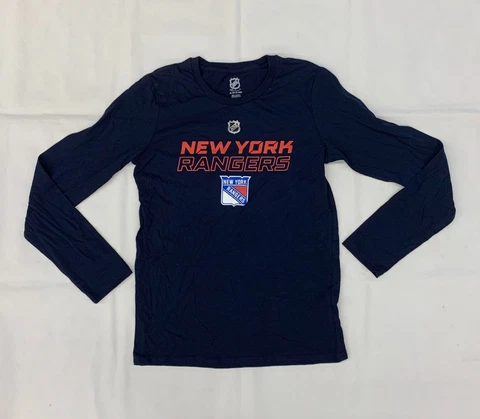 NHL Apparel New York Rangers Short Sleeve Tee Kids XL Navy K5B7HBUSH04NYR Cover