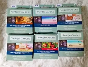 Yankee Candle Car Powered Fragrance Refill Air Freshener U Pick - Picture 1 of 19