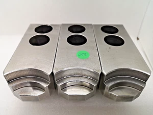 Schunk✔️Backen modifiziert✔️SBM 51✔️3/32"x90°✔️Nutbreite 25,5 mm✔️1 Set=3 Stück - Bild 1 von 5