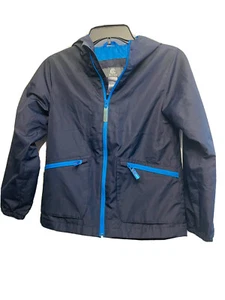 Champion Boys Size Small (6-7) Navy All Weather Windbreaker Hooded Jacket - Picture 1 of 6