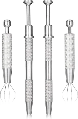 4 Stück Piercing Kugel Aufdreher,Schmuck Abholwerkzeug Piercing Zange für kugeln - Bild 1 von 4