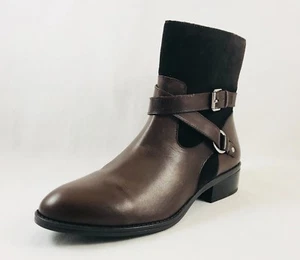 Ralph Lauren Makalia Botines Cuero Marrón Oscuro Tallas 6-10 - Imagen 1 de 5