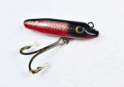 Rare Creek Chub 1305 Bass Size Flyrod Pikie Lure Dace Scale c 1930s - Image 1 of 3