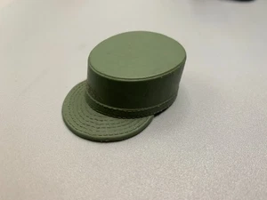 Vintage 12" GI Joe Hat From Playset Olive Drab Green Plastic 1970's - Picture 1 of 3