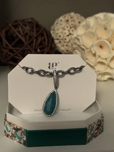 Bomb Party Necklace May 2025 Tropical Tears Lc Emerald Quartz Hematite Nk61984 - Picture 1 of 2